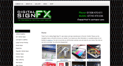 Desktop Screenshot of digitalsignfx.co.uk