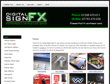 Tablet Screenshot of digitalsignfx.co.uk